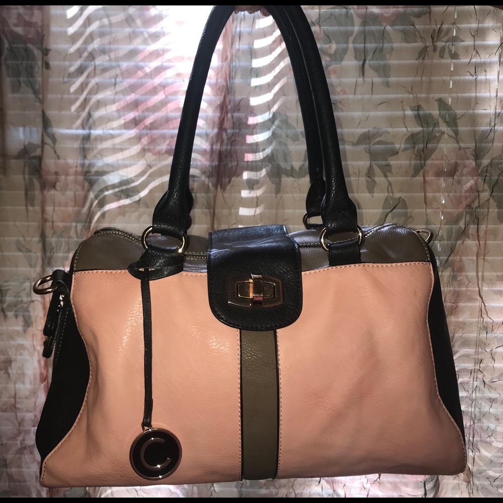 Light Pink/Brown Satchel